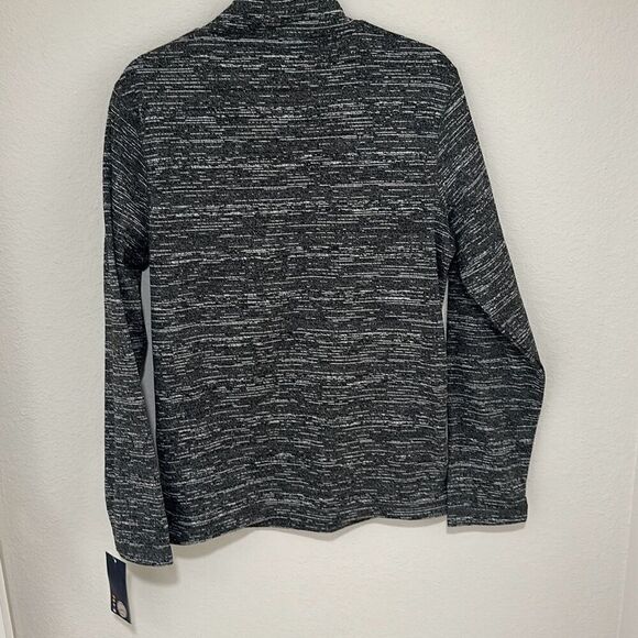 NWT Majestic Heather Grey Los Angeles Dodgers Quarter Zip Sweatshirt Size S - Picture 7 of 8